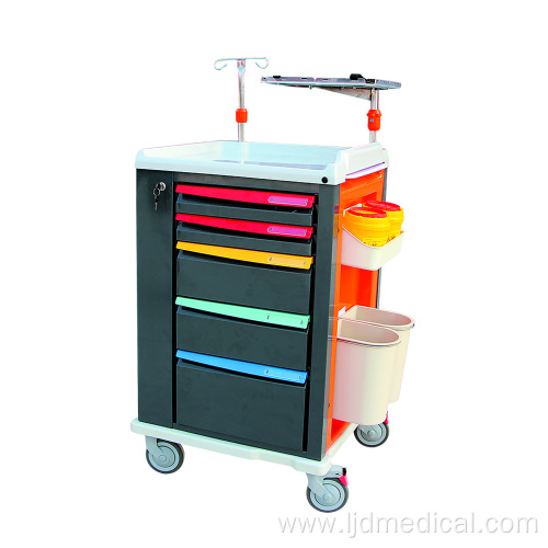 Nursing Medical ABS Emergency Crash Carts Clinical Trolleys